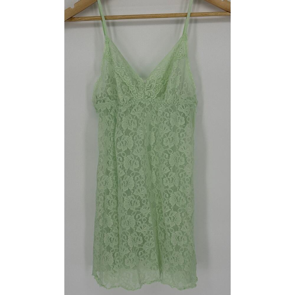 Secret Treasures Lace‎ Cami Top L Mint Green